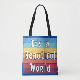 Bolsa Tote É um mundo bonito