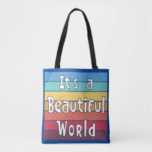 Bolsa Tote É um Mundo Maravilhoso