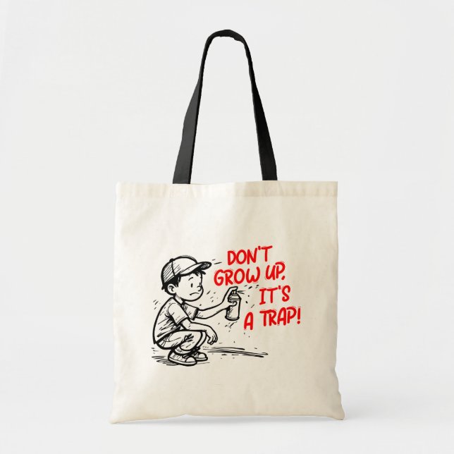 Bolsa Tote É uma armadilha (Frente)