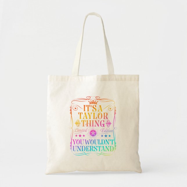 Bolsa Tote É Uma Coisa De Taylor Que Você Não Entenderia (Frente)