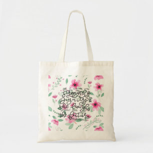 Bolsa Tote É vestida com força e dignidade