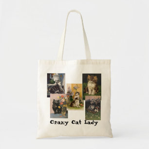 Bolsa Tote É você a senhora louca do gato! Gatinhos do