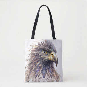 Bolsa Tote Eagle Animal Retrait Nature Wildlife Painting