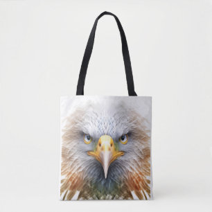 Bolsa Tote Eagle Animal Retrait Nature Wildlife Painting