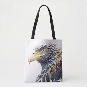 Bolsa Tote Eagle Animal Retrait Nature Wildlife Painting