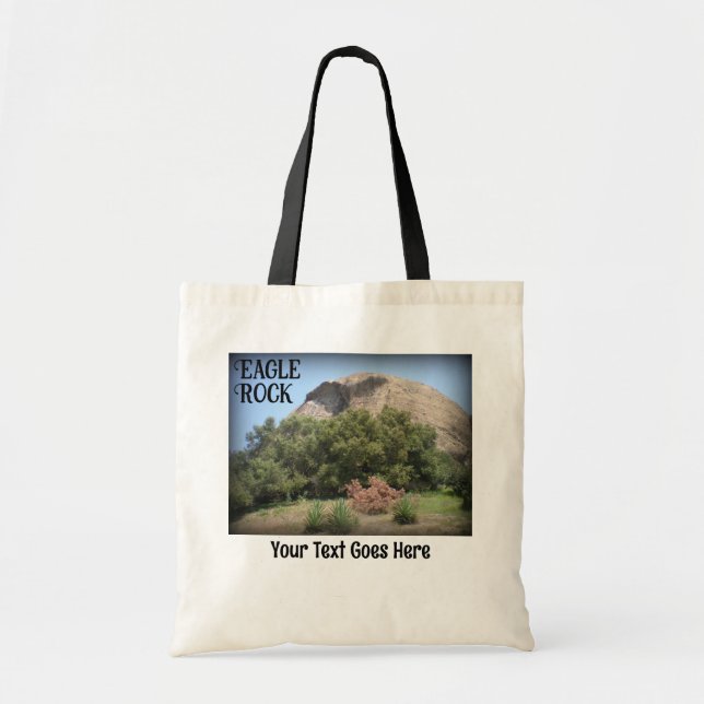 Bolsa Tote Eagle Rock California Monument Personalizável (Frente)