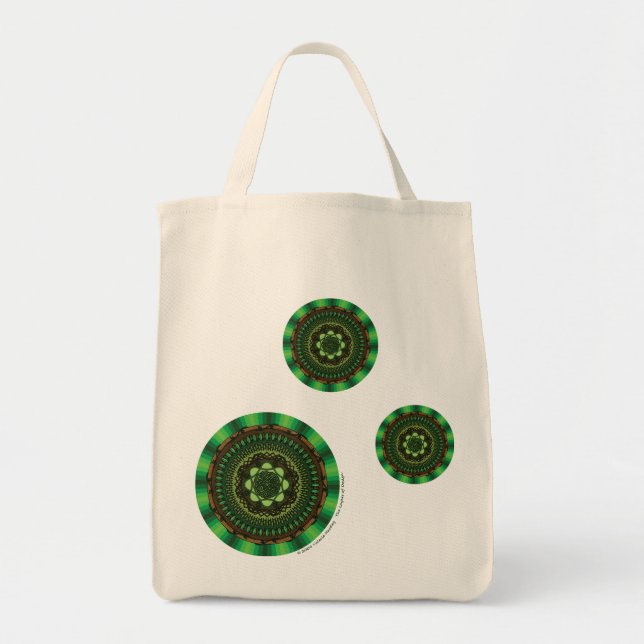 Bolsa Tote Earth Mandala Tote Bag (Frente)