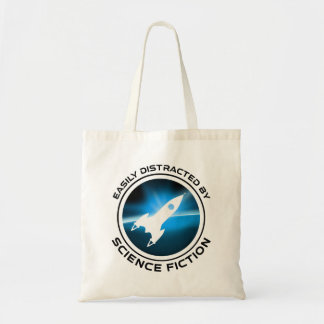 Bolsa Tote Easily Distracted By Science Fiction