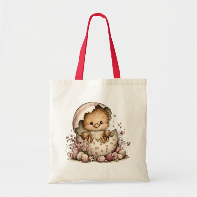 Bolsa Tote Easter Bunny Egg (Frente)