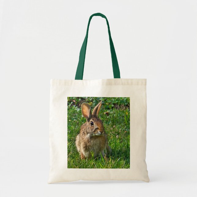 Bolsa Tote Eastern cottontail rabbit (Frente)
