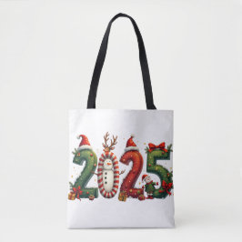 Bolsa Tote Easykart rotula Christmas Kraft Gift Bags 2025