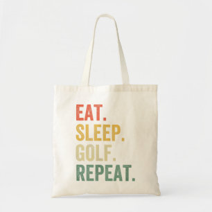 Bolsa Tote Eat Sleep Golf Repeat Funny Golfing Golfer 