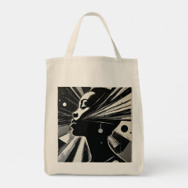Bolsa Tote Ébano Abstrato