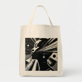 Bolsa Tote Ébano Abstrato