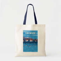 Ebensee Austria Viagem Art Vintage