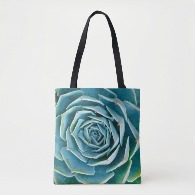 Bolsa Tote Echeveria Roseta, Jardim Secreto de Marrakech (Frente)