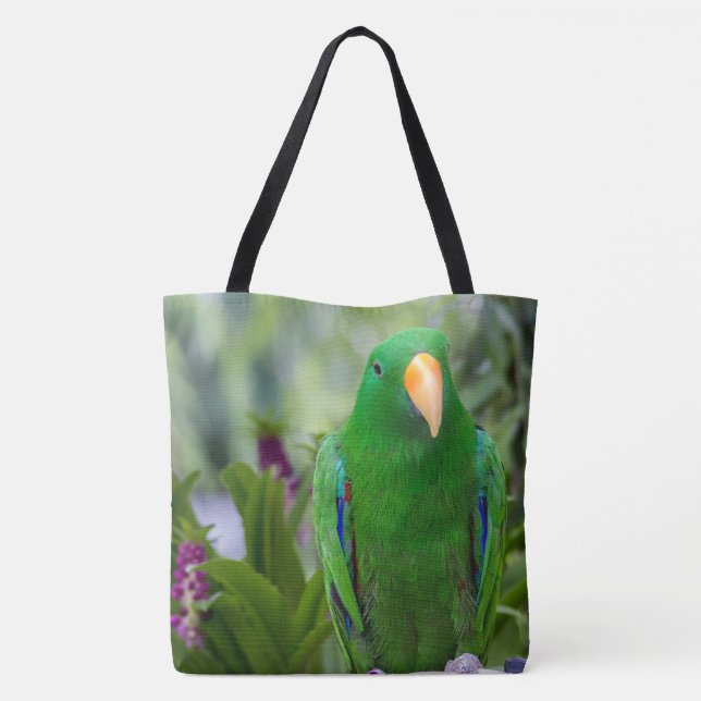 Bolsa Tote Eclectus Parrot Male (Verso)