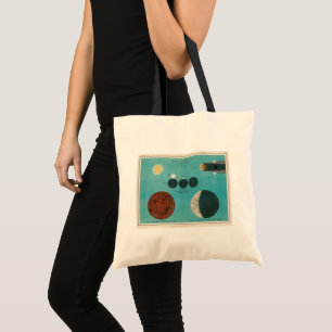 Bolsa Tote Eclipse Antiquado do Desenho da Lua, 1908