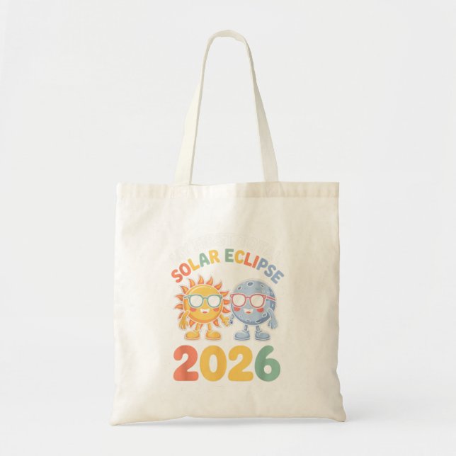 Bolsa Tote Eclipse Solar Total 12 de Ago de 2026 Totalidade (Frente)