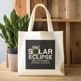 Bolsa Tote Eclipse Solar Total - 2024 ou data personalizada