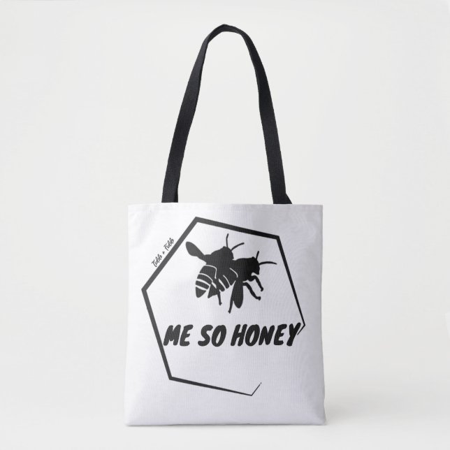 Bolsa Tote Eco-friendly cloth bag with lovely bees (Frente)
