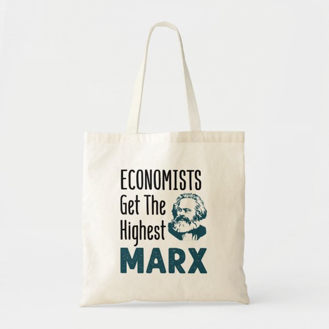 Bolsa Tote Economistas ganham o maior economista Marx (Frente)