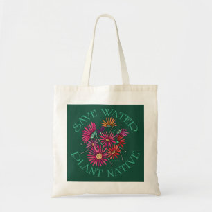 Bolsa Tote Economize água - planta nativa