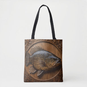 Bolsa Tote Ecos do Rio: Impressão em Madeira de Bacalhau Murr