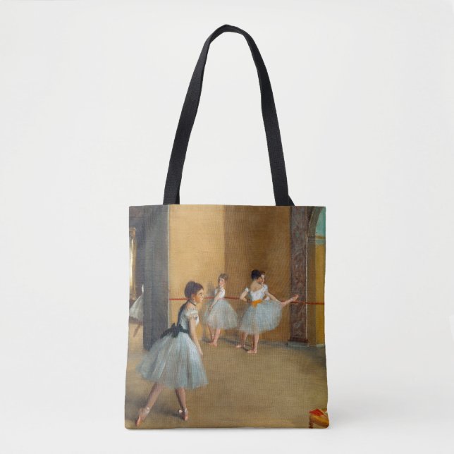Bolsa Tote Edgar Degas A Dança Foyer na Ópera (Frente)