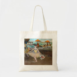 Bolsa Tote Edgar Degas - Dançarino com Buquê, Banho com Palco
