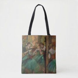 Bolsa Tote Edgar Degas Dancers Pink e Green