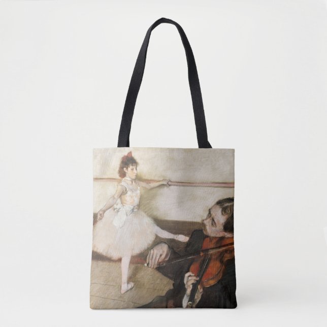 Bolsa Tote Edgar Degas. Lição de dança. Imigração venenosa (Frente)