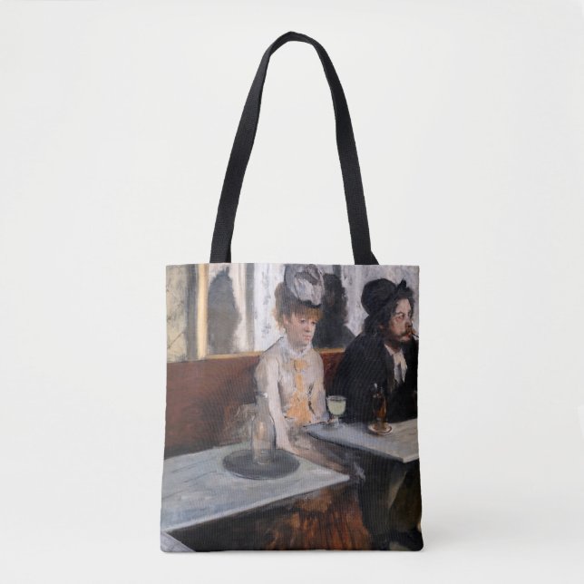 Bolsa Tote Edgar Degas - Num Café / A Absinthe (Frente)