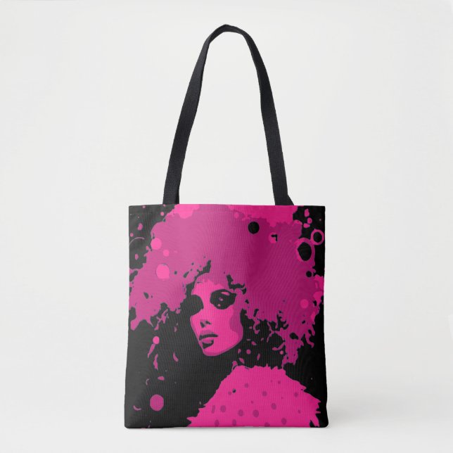Bolsa Tote Edgy Retro Por Todo O Grunge Design Tank (Frente)