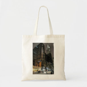 Bolsa Tote Edifício Chrysler da Cidade de Nova York Noite Pai