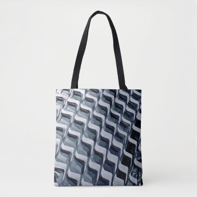 Bolsa Tote Edifício cinza (Frente)