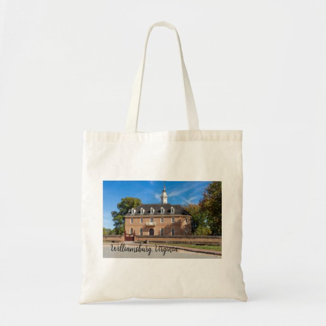 Bolsa Tote Edifício de capitais em Colonial Williamsburg (Frente)