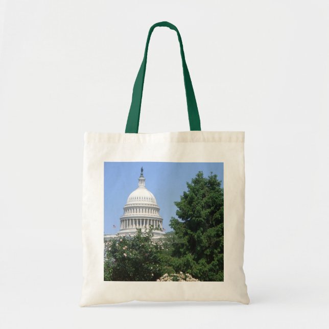 Bolsa Tote Edifício do Capitólio a partir do Bartholdi Park (Frente)