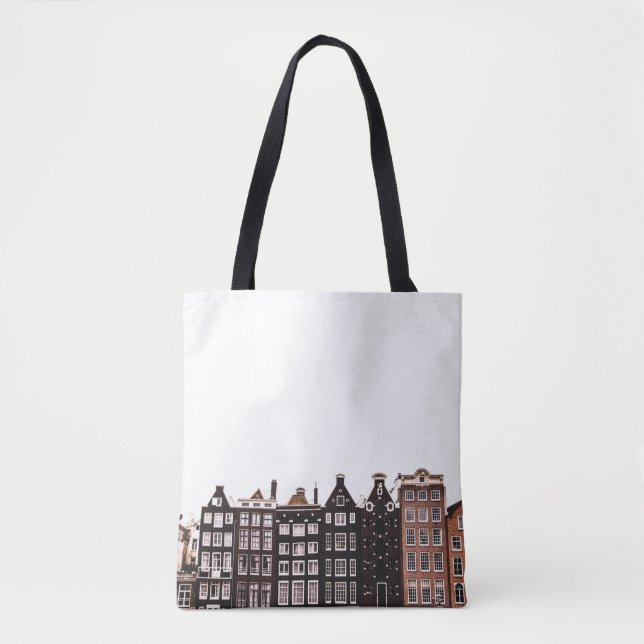 BOLSA TOTE EDIFÍCIOS COLORIDOS (Frente)
