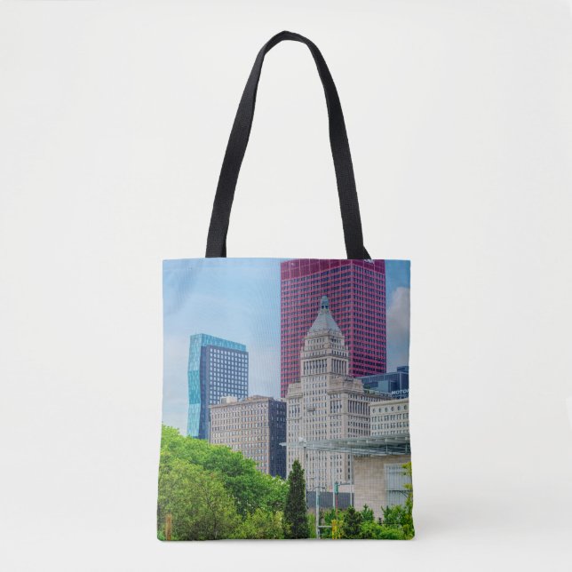 Bolsa Tote Edifícios Em Chicago (Frente)