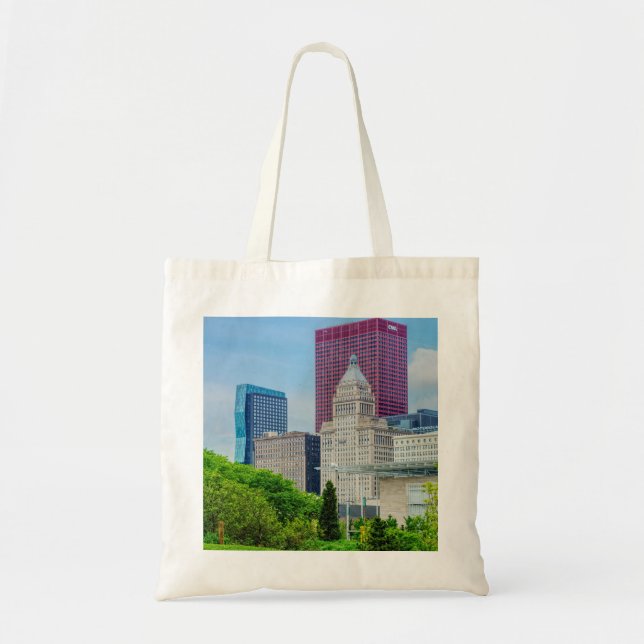 Bolsa Tote Edifícios Em Chicago (Frente)