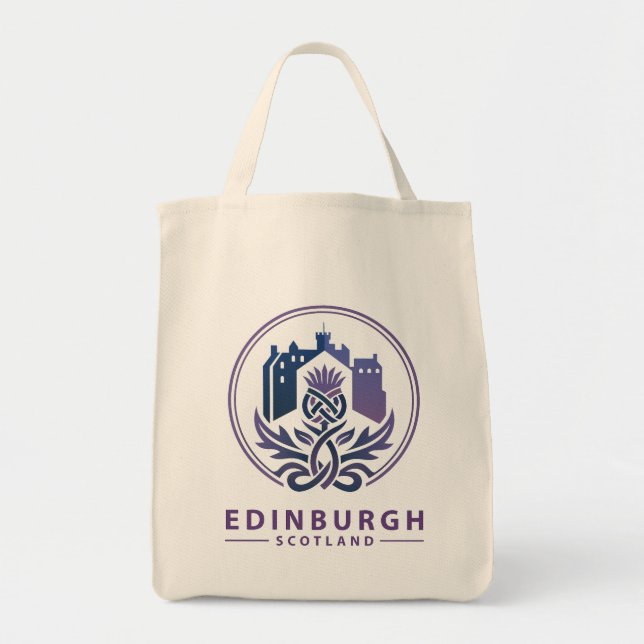 Bolsa Tote Edinburgh Scotland United Kingdom (Frente)