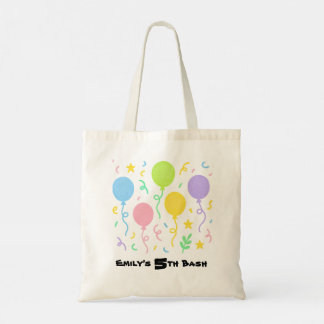 Bolsa Tote Editable Crayon Style – Balloon Bash for Kids