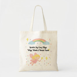 Bolsa Tote Editable Crayon Style – Fairy Mushroom Forest 