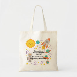 Bolsa Tote Editable Crayon Style – Solar System Trip 