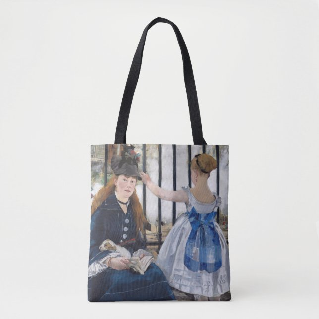 Bolsa Tote Edouard Manet - A Via Ferroviária (Frente)