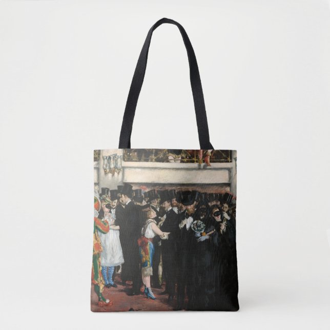 Bolsa Tote Edouard Manet - Baile Mascarado na Ópera (Frente)