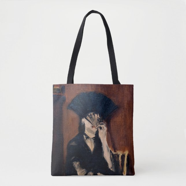 Bolsa Tote Edouard Manet - Berthe Morisot com um Leque (Frente)