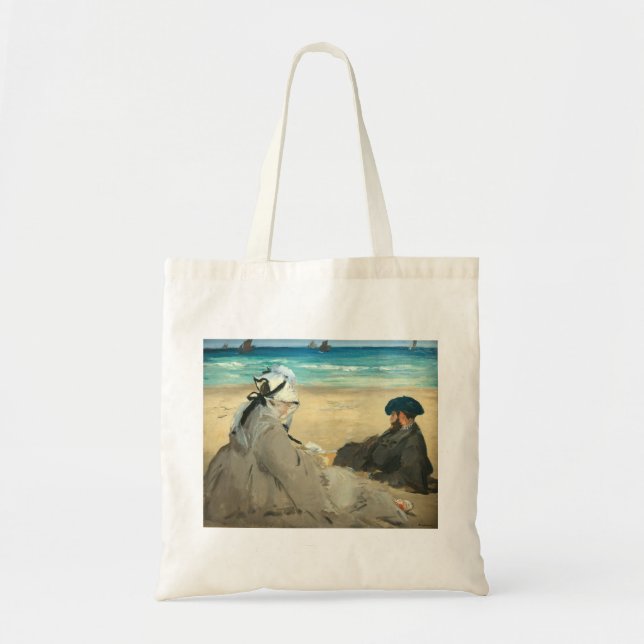 Bolsa Tote Edouard Manet - Na Praia (Frente)