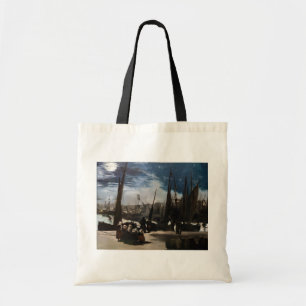 Bolsa Tote Edouard Manet - O Porto de Boulogne ao Luar